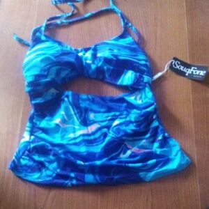 NWT!Tankini Bikini Top